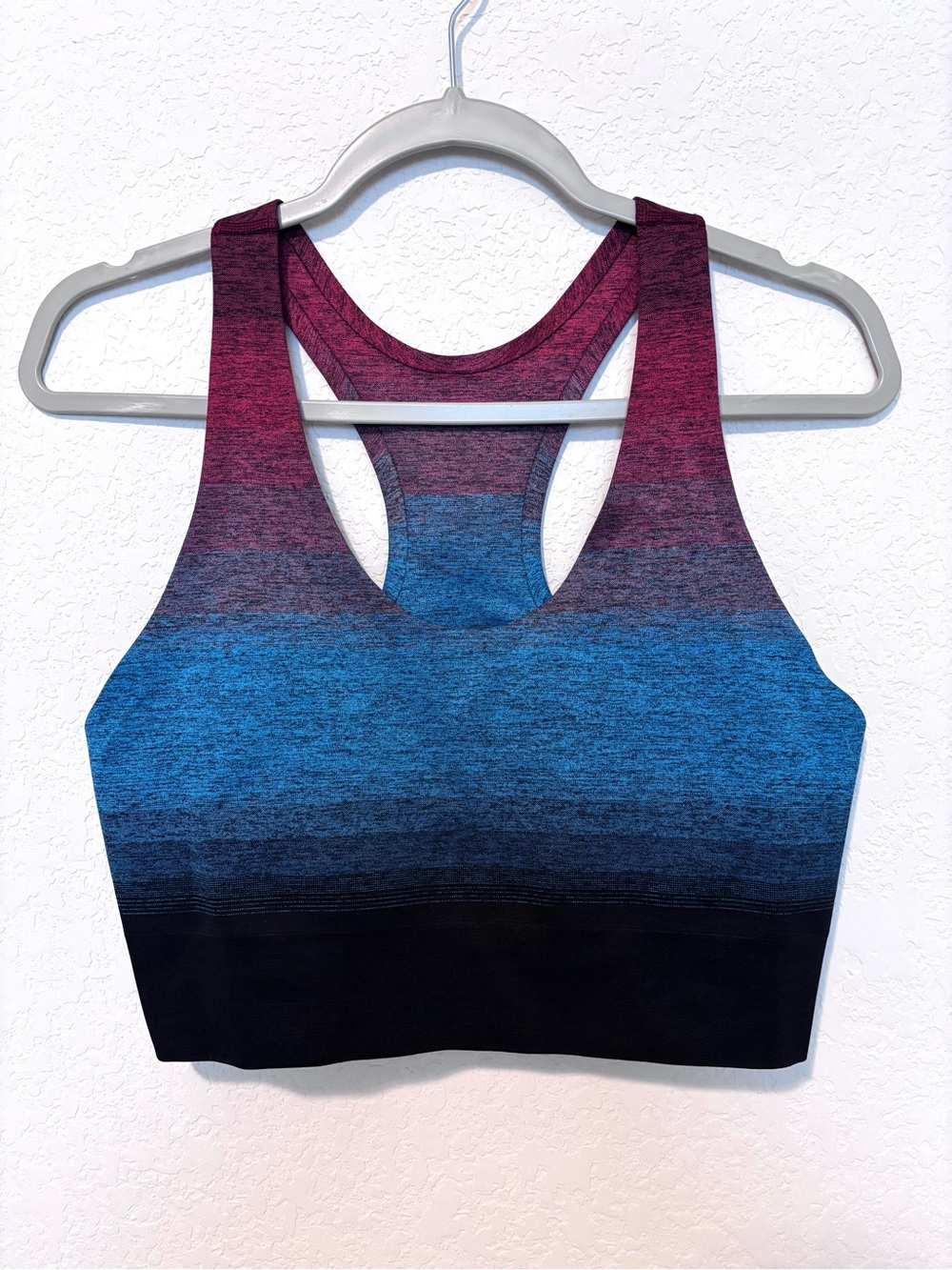 Athleta Relay Ombre Racerback Unpadded Sports Bra Women’s XL Fitness Active